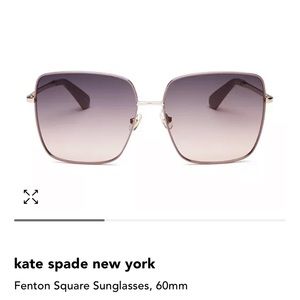 Kate Spade Fenton Aviator Square Sunglasses